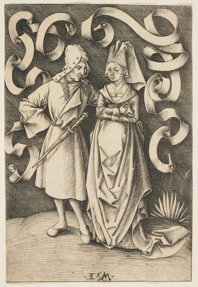 The Dissimilar Couple by Israhel van Meckenem the younger